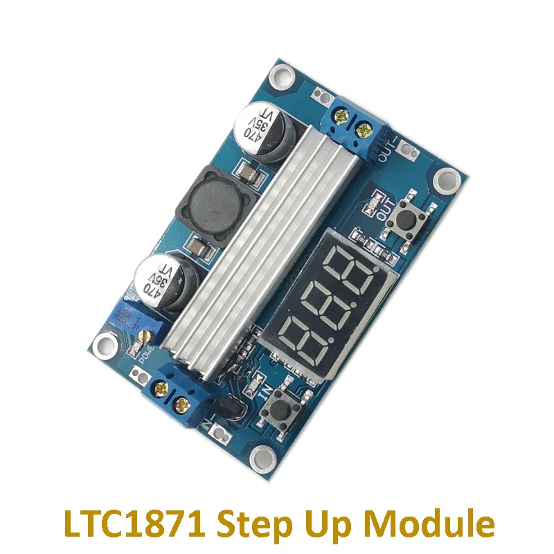 LTC1871 Повышающий Модуль питания светодиодный вольтметр цифровой дисплей
