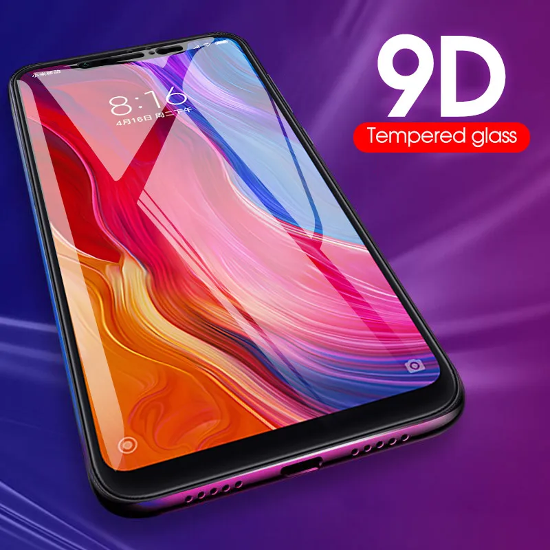 9D полноэкранное стекло для Xiaomi Redmi Note 7 6 Pro 6A 5 закаленное покрытие Mi8 Lite 6X 5X A1 A2 Plus