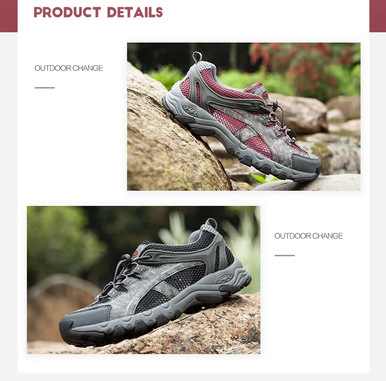 Summer Hiking Shoes Outdoor Sneakers Breathable Sport Shoes Big Size Hiking Sandals For Women Trekking Trail Water Sandals (5)