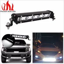 CARBOLE 8.7 inch 18W Spot Beam Ultra Slim Single LED Light Bar Work Off-road For Jeep Truck 4*4 SUV ATV Tractor