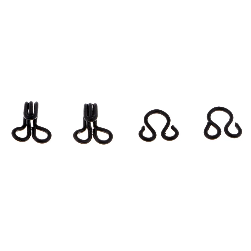 50 Sets Metal Sewing Hooks and Eyes Closure for DIY Bra Clothing Pants Dress Accessories