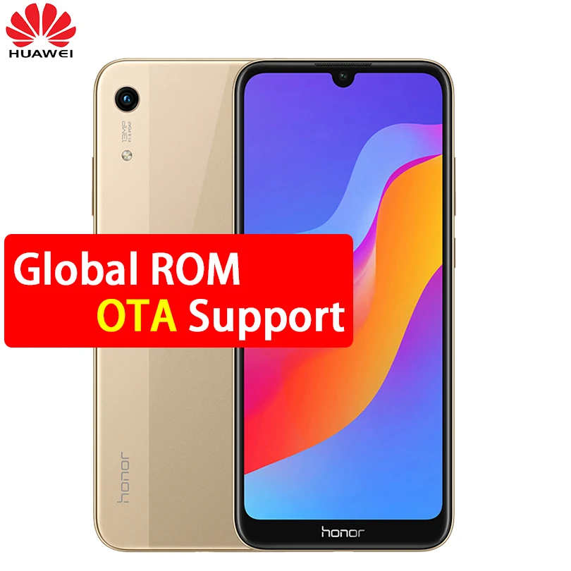 

Honor 8A Smartphone 2GB/3GB RAM 32GB/64GB ROM Android 9.0 Octa-core Face ID 6.09'' Fullview 1560X720 4G LTE Ce ll Phone