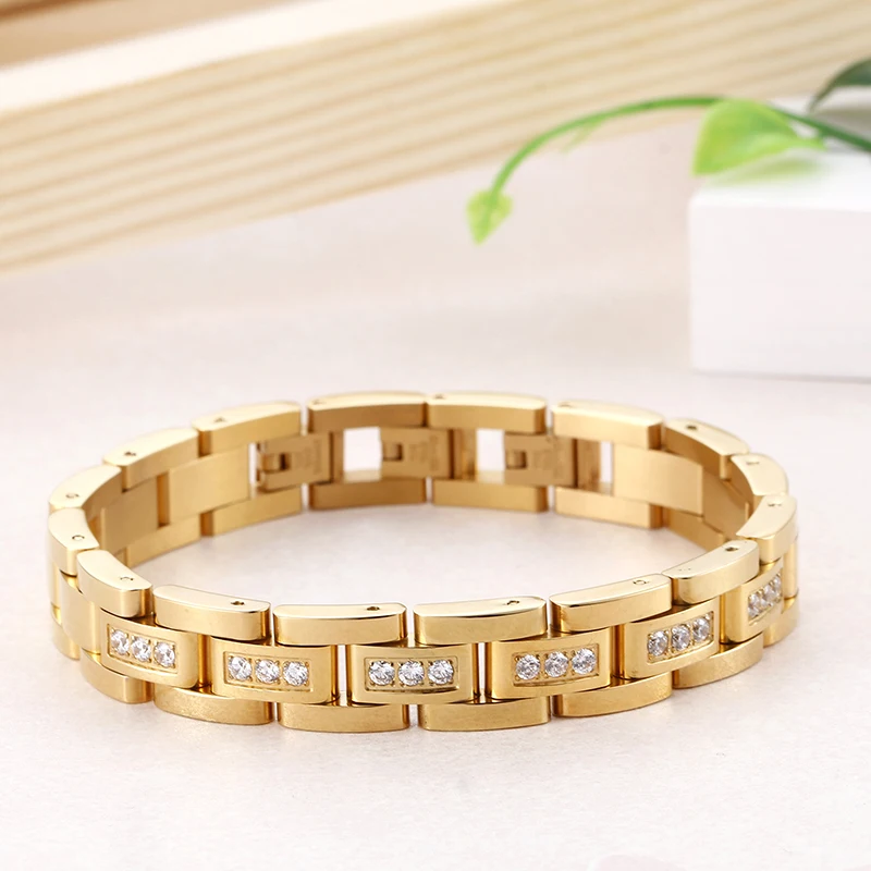Unisex Charming Gifts 7.87'' 12mm Stainless Steel High Quality Cubic