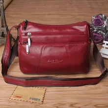 Высококачественная Брендовая женская сумка-мессенджер из натуральной кожи, винтажная женская сумка через плечо, мягкие повседневные сумки для покупок