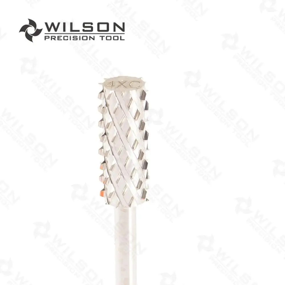 

2pcs - Small Barrel Bit - Ultra Coarse (4XC-1110020) - Sliver - WILSON Carbide Nail Drill Bit