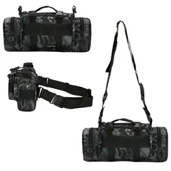 Легкая тактическая спортивная камуфляжная многофункциональная практичная портативная поясная сумка из ткани Оксфорд для хранения камеры