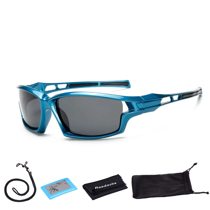Reedocks, новинка, поляризационные солнцезащитные очки для мужчин и женщин, очки для рыбалки, защита от уф400 лучей, для кемпинга, пешего туризма, вождения, спортивные, велосипедные очки - Цвет: C03 with bag