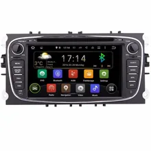Бесплатная доставка Android 2Din 7 дюймов Автомобильный DVD для Ford Focus Mondeo 2012 2013 2014 2015 WI-FI Радио GPS BT для форд автомобиль DVD фокус