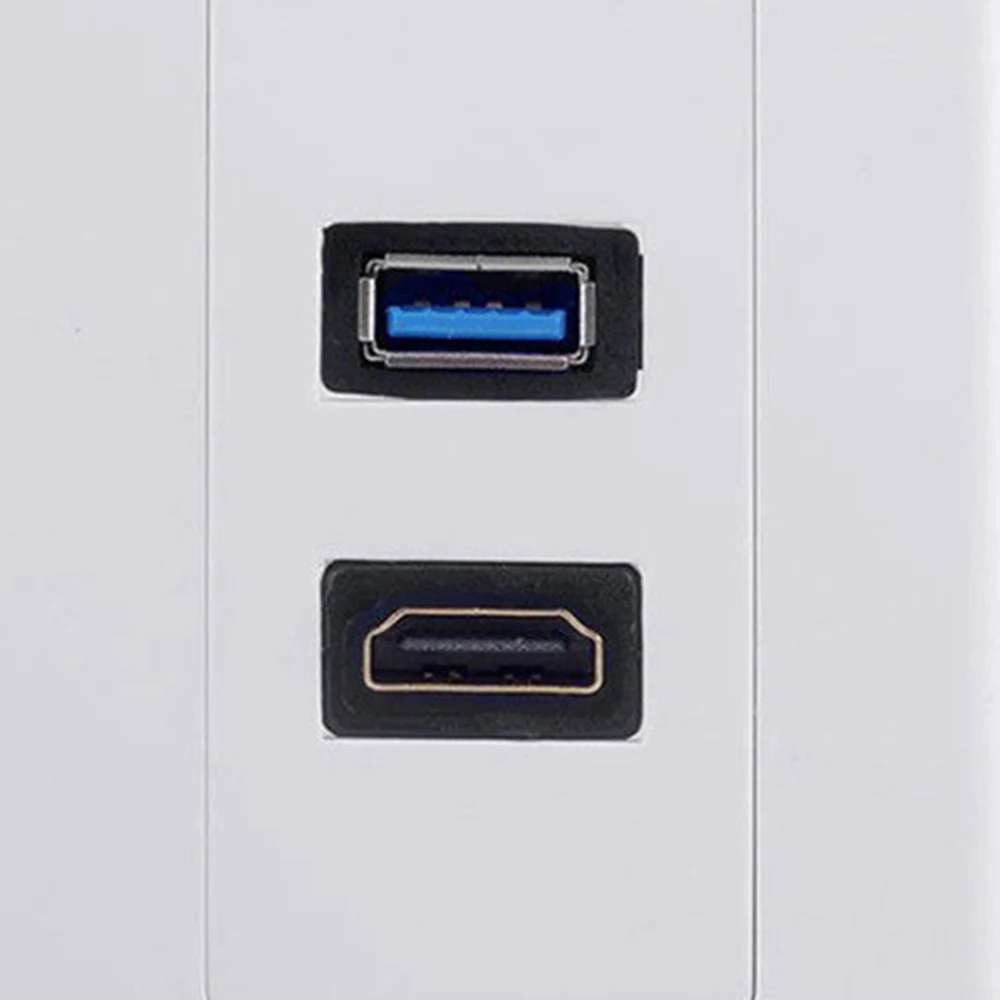 Настенная розетка с разъемом HDMI USB 3 0 и USB3.0|Удлинители электрические| |