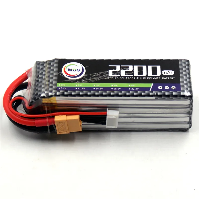 MOS 4S lipo аккумулятор 14 8 v 2200mAh 40C для rc вертолета автомобиля лодки квадрокоптера