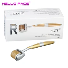 Микро игольчатый ролик ZGTS 192 титановые иглы микро игольчатый дермароллер система для ухода за лицом дермароллер