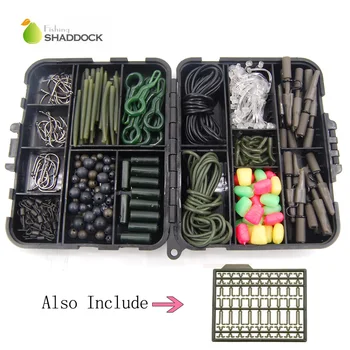 

shaddock fishing 225pcs Carp Fishing Accessories With Carp Fishing Lures Beads Hooks Fishing Tools Carp Tackles