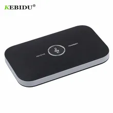 KEBIDU B6 2в1 Bluetooth 4,0 передатчик и приемник беспроводной A2DP 3,5 мм Aux аудио адаптер для ТВ/дома стерео/смартфона