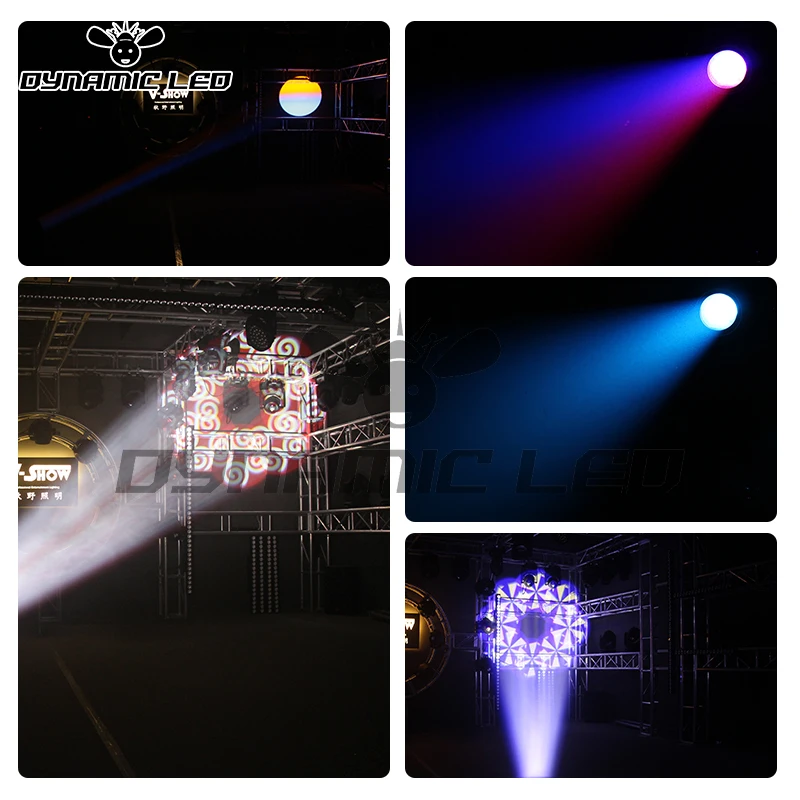 Новое поступление 4 шт. с чехлом 150 Вт Луч движущийся головной свет Led DMX клубный дискотечный свет 3 и 5 Pin Профессиональное Освещение сцены для клубной церкви