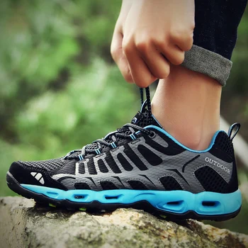 

Rommedal couple new non-slip Sneakers women men summer outdoor breathable hiking casual shoes sport trainers Lovers' footwear