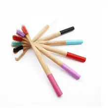 Радужная бамбуковая зубная щетка 6 цветов круглая бамбуковая ручка черная щетина для взрослых Tandenborstel деревянная ручка низкая углеродная зубная щетка