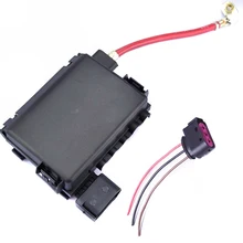 TUKE OEM Plug + Battery Fuse Box Assembly For VW Beetle Golf MK4 A3 Jetta Bora Octavia Seat Leon 1J0 937617 D 1J0 937 773