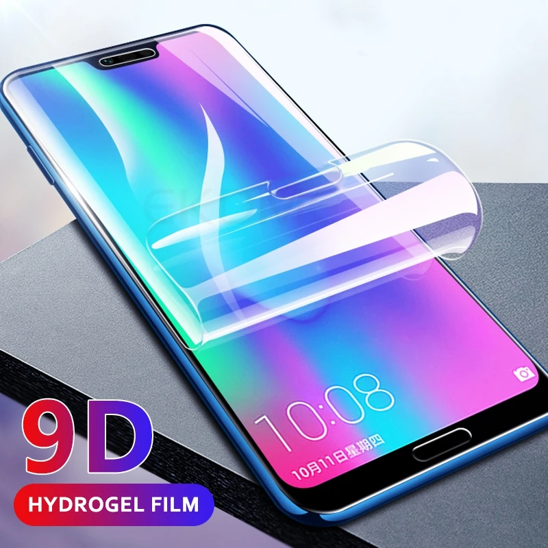 Мягкая защитная пленка для экрана для huawei Honor 10 Lite V20 8C Play 7C 7A 20 Pro 7C 5,7 RU Гидрогелевая пленка для huawei Y6 Y7