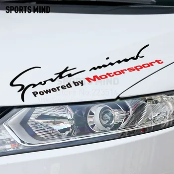 

2 Pieces Sports Mind MOTORSPORT Car Sticker decal car styling For bmw honda audi mercedes VW toyota ford exterior accessories