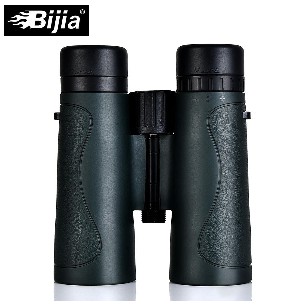 

BIJIA Military HD 10x42 Binoculars Professional Waterproof Hunting Telescope High Quality Vision Eyepiece Army Green/Black