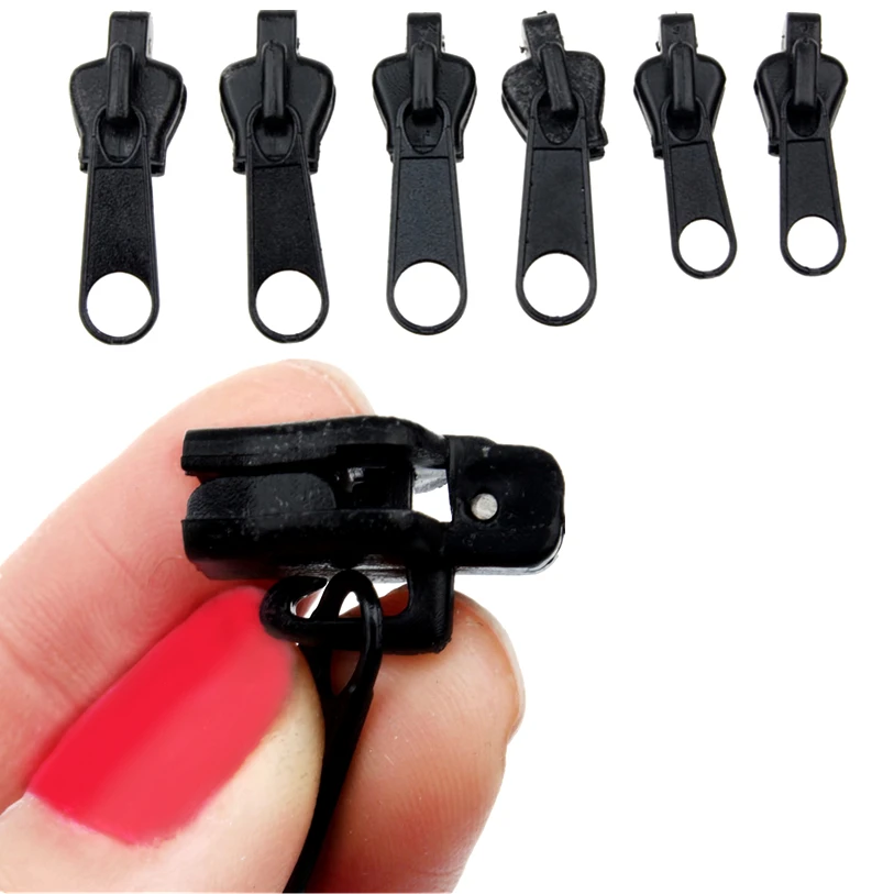 

6 PCS Universal Instant Fix Zipper Repair Kit Replacement Zip Slider Teeth Rescue New Design Zippers Dropshipping 40SP11