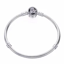 925 пробы Серебряный весенний цветок бусины подходят браслет для женщин Аутентичные ювелирные изд