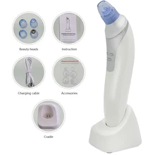 Electronic Facial Pore Cleaner Nose Blackhead Cleansing Acne Remover Vacuum Comedo Suction Tool Skin Care Massager