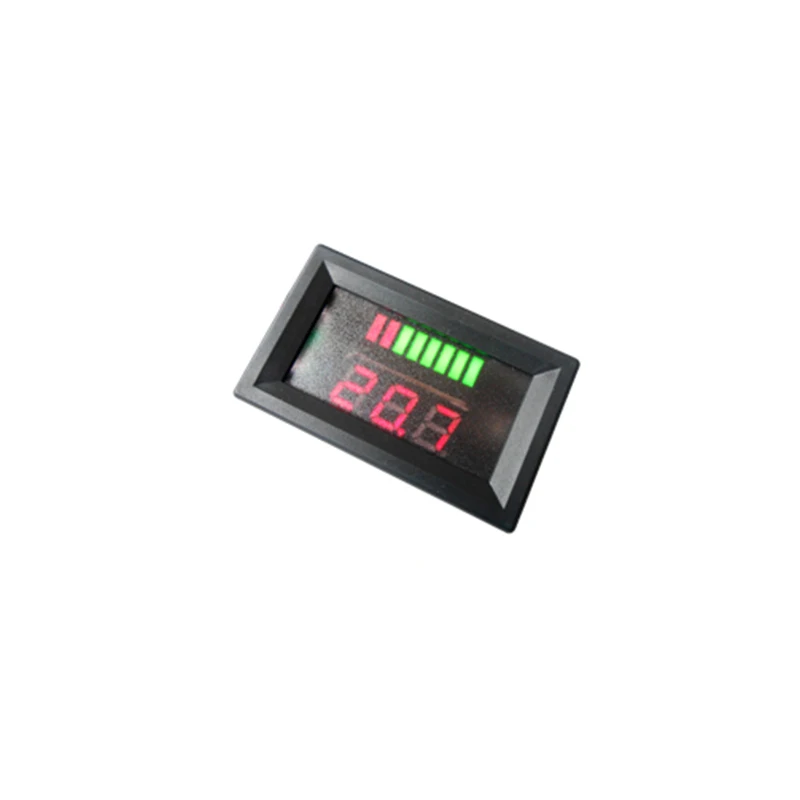 

2S 3S 4S 6S 7S Lithium Battery Capacity Indicator Red Blue Power Charge Level Tester Dual Display LED Digital Voltmeter lipo