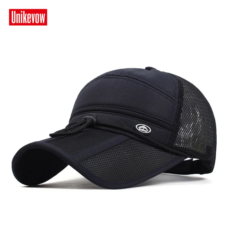 

2016 Quick Dry Unisex baseball caps motorcycle cap golf hat men women outdoor casual summer hat