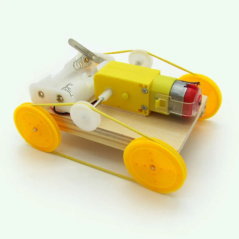 DIY technology small production electric pulley four wheel drive