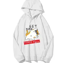 Колледж для девочек сезон осень-зима; Теплые повседневные толстовки, пуловеры с капюшоном толстовки с капюшоном