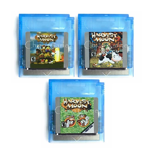 

Harvest Moon 1 2 3 Video Game Memory Accessories Cartridge Card for 16 Bit Console