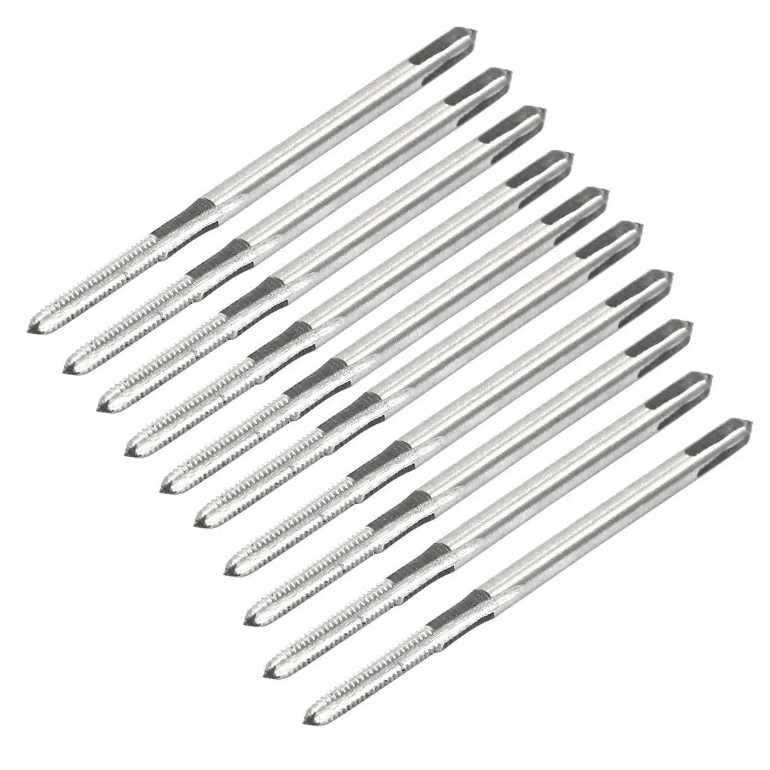 

2016 High Speed Qua.10Pcs Square Head HSS M2 2mm 3 Flutes Hand Screw Thread Metric Plug Tap
