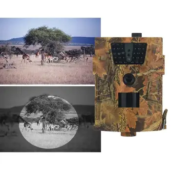 

HT-001B 1080P Trail Camera 12MP 1080P 30pcs Infrared LEDs 850nm Hunting Camera IP65 Waterproof 120-Degree Angle Wild Camera