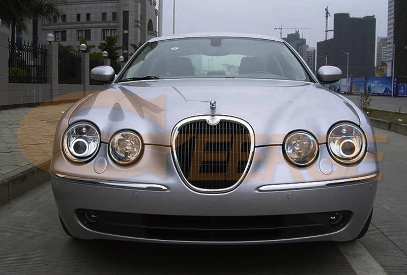 Для Jaguar s type-тип 2003 2004 2005 2006 2007 2008 smd комплект светодиодов «глаза ангела» Дневной светильник отлично Ультра яркое освещение DRL