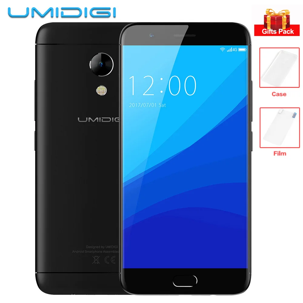 UMIDIGI C2 5 0 Inch FHD 4GB RAM 64GB ROM 4G Smartphone Android 7 0 Octa