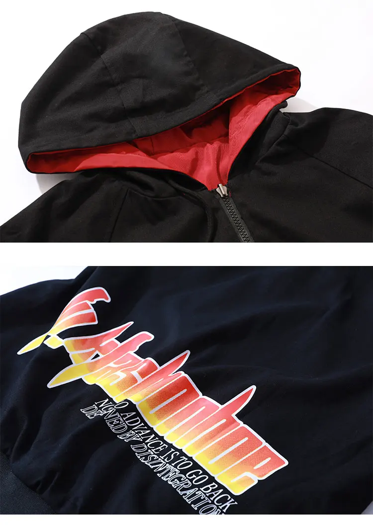 Reversible Bomber Hooded Jackets 6