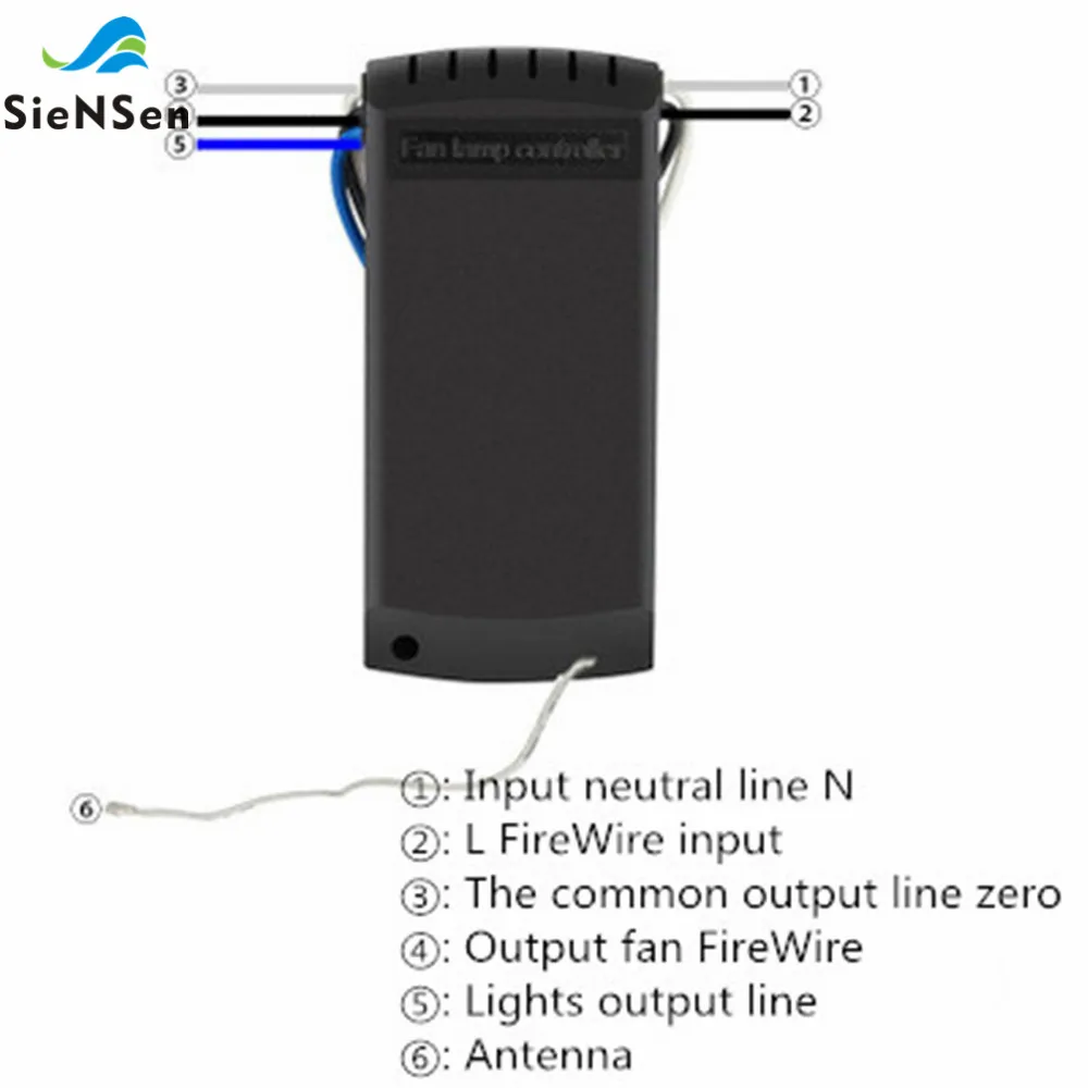 SienSen Универсальный потолочный светильник вентилятор Управление Лер синхронизации Скорость Беспроводной удаленного коммутатора Управление доска 110 В 220 В QC-FL1