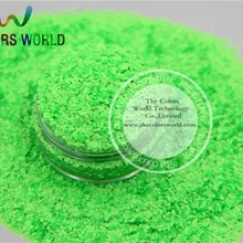 TCF501 неоновый зеленый цвет, размер 0,8 мм, устойчивый к растворению блеск для дизайна ногтей, лак для ногтей или другие украшения своими руками