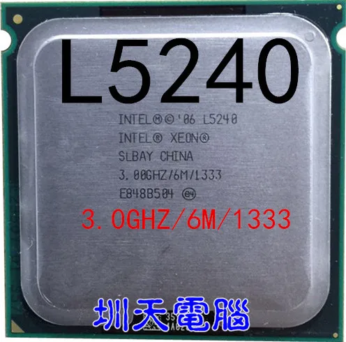 Процессор Intel Xeon L5240 l5240 3 0 ГГц/6M/1333 близок к LGA771 Core 2 Dual | Компьютеры и офис