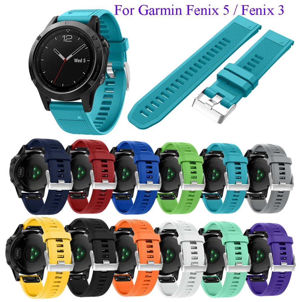 Fashion Replacement Silicone Watchbands Strap for Garmin Fenix 5X