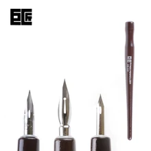 LifeMaster Japan Tachikawa Dip Pen Set(3 наконечника(G/D/ручка Maru nib)+ 1 деревянная ручка) для манга/мультфильм дизайн Художественный набор