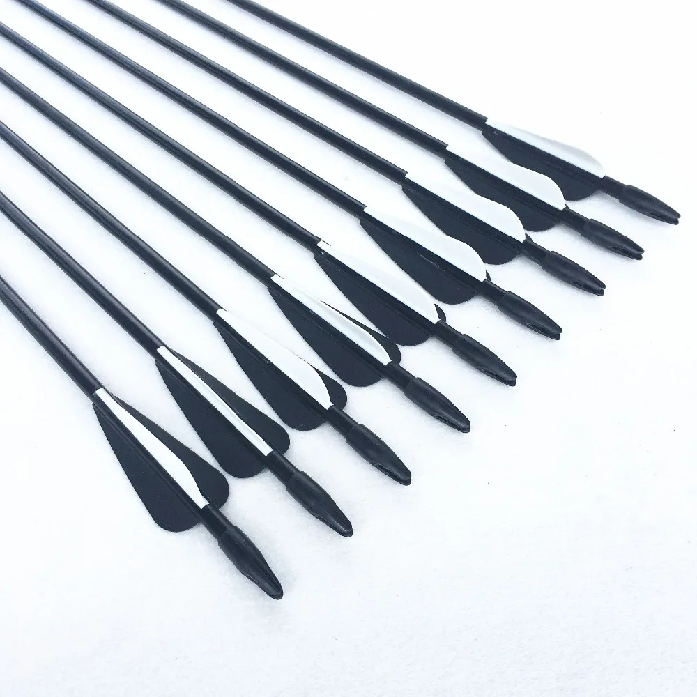

Good-quality 12Pcs Length 80cm Short Crossbow Arrow With Replace Arrowhead For Shooting