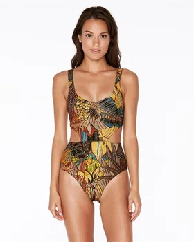 

2019 jumpsuit sexy Backless Print Bandage Hollow Out Women Spaghetti Strap Sleeveless Night Club Body con jumpsuits wholesale