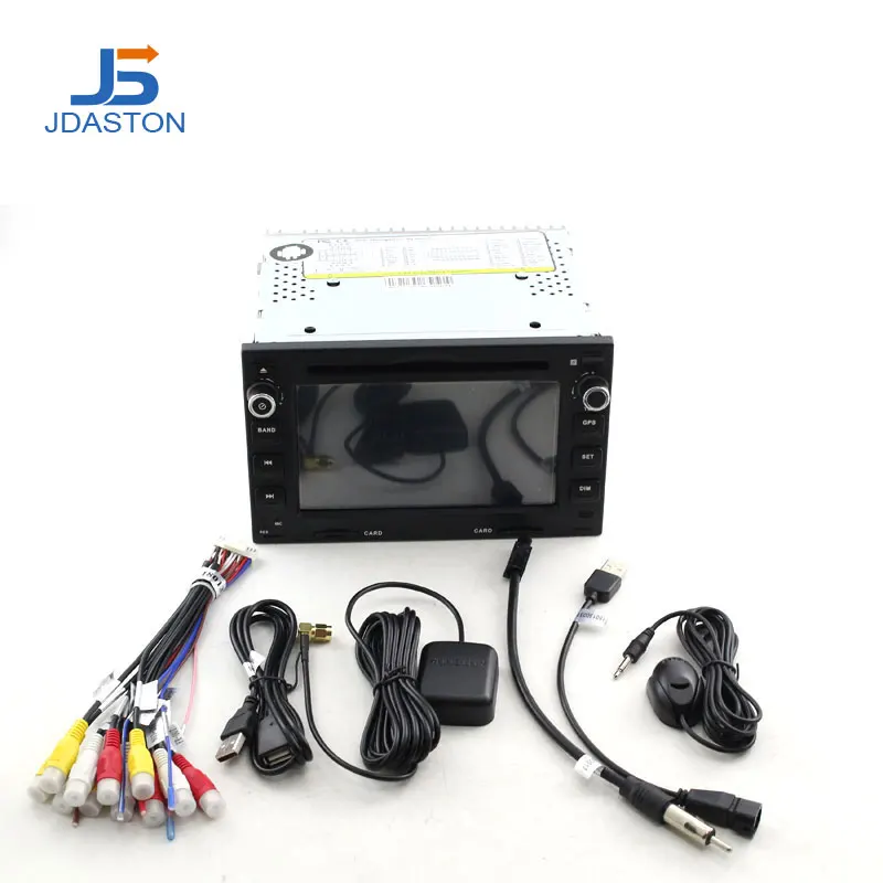 Best JDASTON Android 9.0 Car DVD Player For Volkswagen VW Bora Golf Polo GOLF MK3 Mk4 TRANSPORTER T5 T4 Multimedia Stereo 2 Din Radio 4