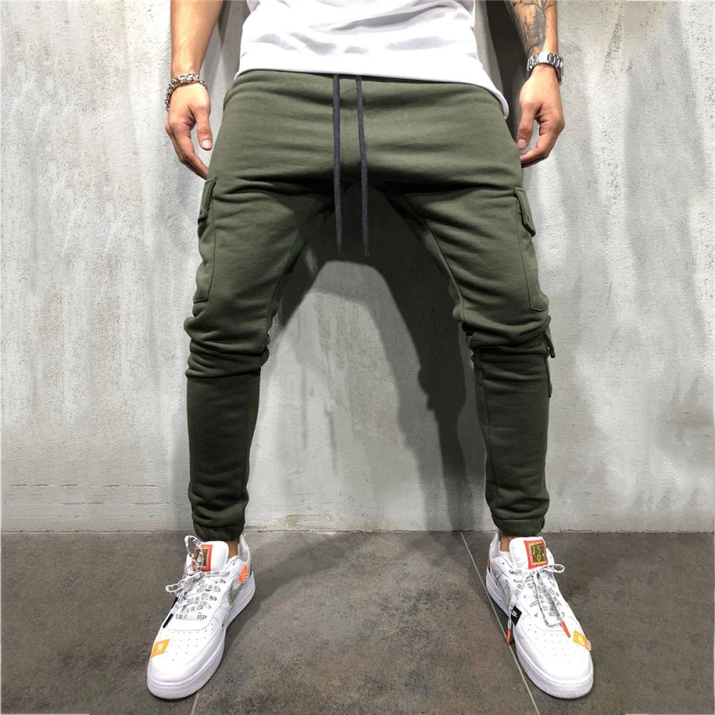 Mens Joggers Harem Male Sweatpants (4)