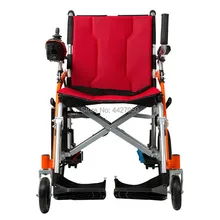 Free shipping Ultralight N/W 13KG electric wheelchair capacity 120kg for disable with CE certificate