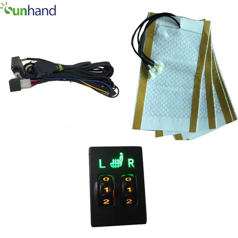 

Heated seat for Toyota Special-purpose 2 Wheel Switch Built-in Car Heated Seat Heater Pad Seat Warmer Covers Kit Carbon Fiber Pr