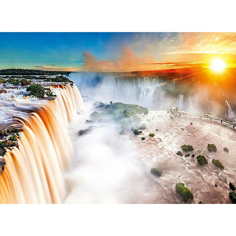 Puzzle-Clementoni-1000-Teile-Wasserfall-60907