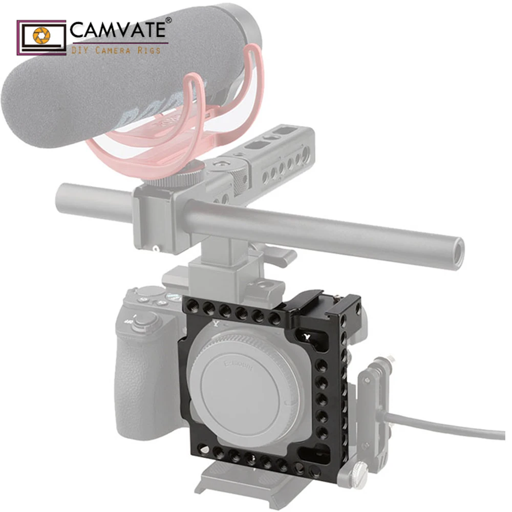 CAMVATE Cage Kit(черный) для камер A6000 A6300 A6400 и A6500 4K C1380